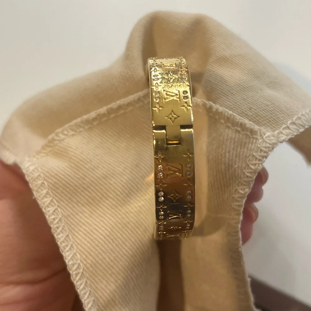 Louis Vuitton Monogram Gold Bracelet - Picture 6 of 8